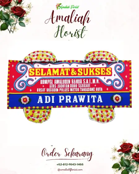 Papan Bunga Ucapan Selamat Brengkok