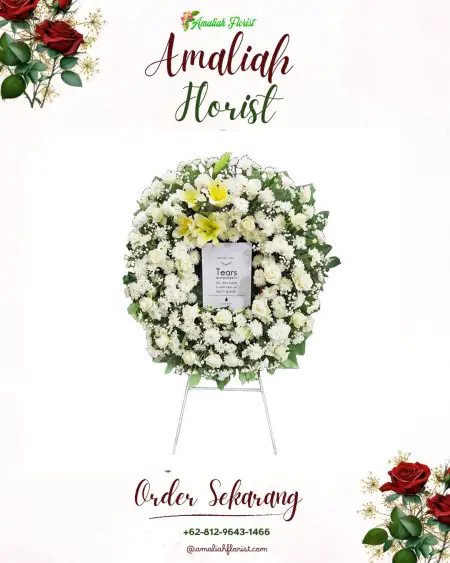 Krans Bunga Duka Brengkok